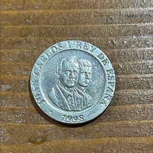 1998 Spanish 200 pesetas coin featuring Juan Carlos I, King of Spain collectors